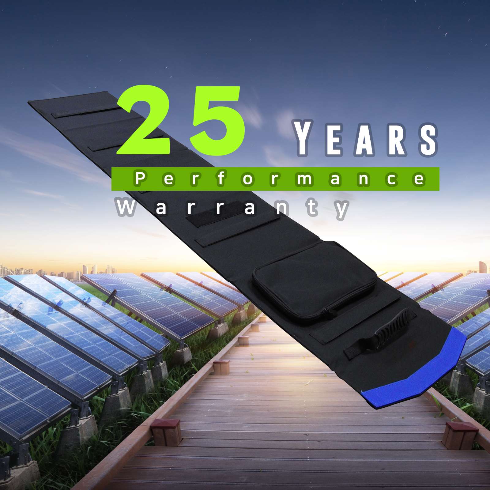 12V 200W Folding Solar Mat Black Silicon Blanket Solar Panel Kit